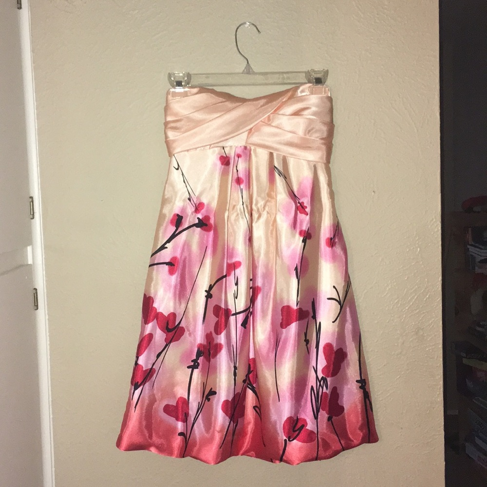 Strapless, summery dress